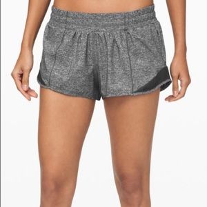 lululemon grey hotty hot shorts